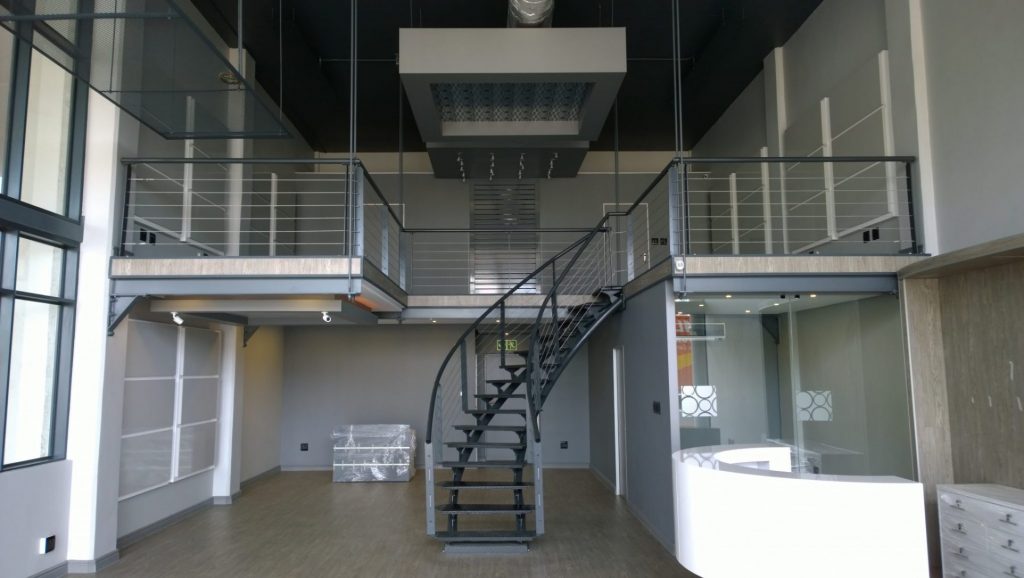 Suspended Mezzanine floor incl. stairs & balustrade -Umhlanga Rocks